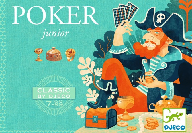 Gra karciana Djeco - Poker Junior